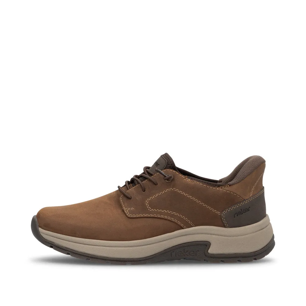 11050-22 Brown Bungee Slip Ons