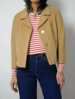 1960's Camel Hair Cropped Jacket