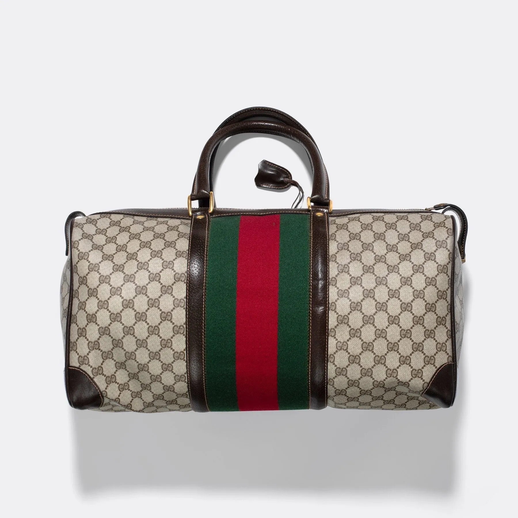 1970s Vintage Gucci Keepall Travel Bag