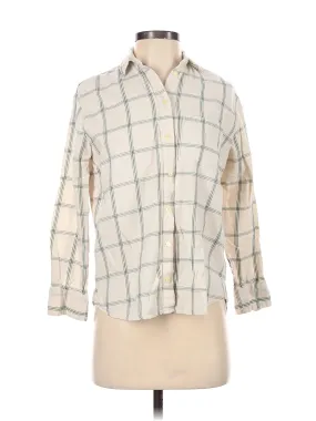 3/4 Sleeve Button-Down Shirt