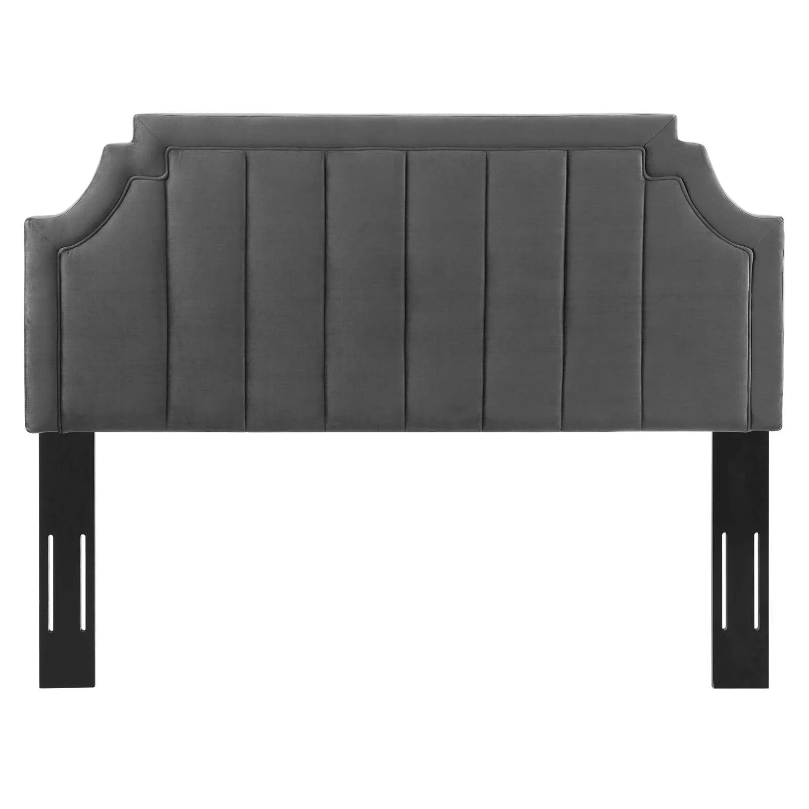 Alyona Channel Tufted Performance Velvet Headboard by Modway