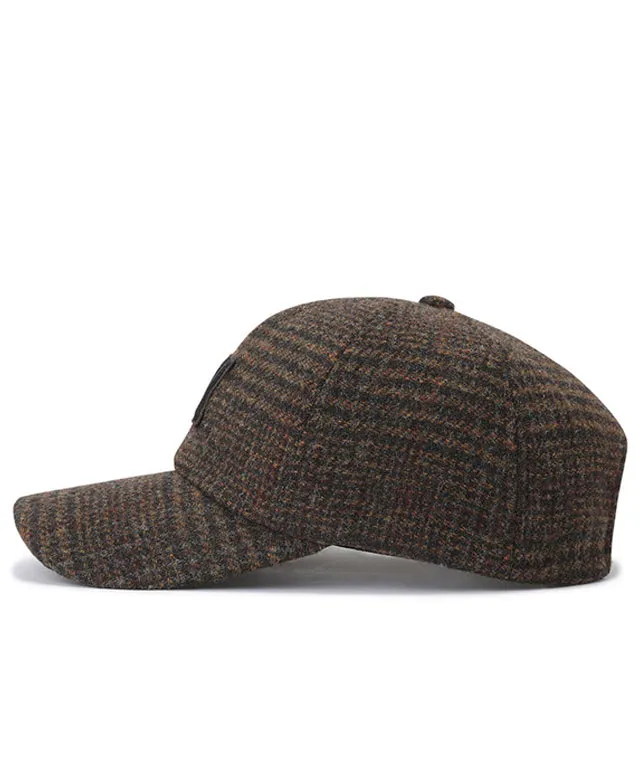 ANEW Check Ball Cap - Brown