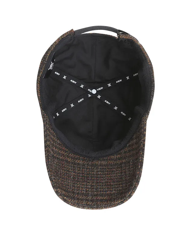 ANEW Check Ball Cap - Brown