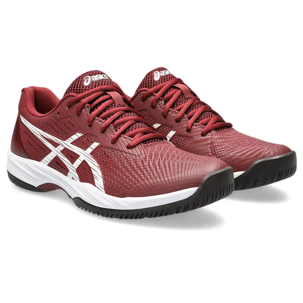 ASICS Men's Gel-Game 9 Tennis Shoe (Antique Red/White)