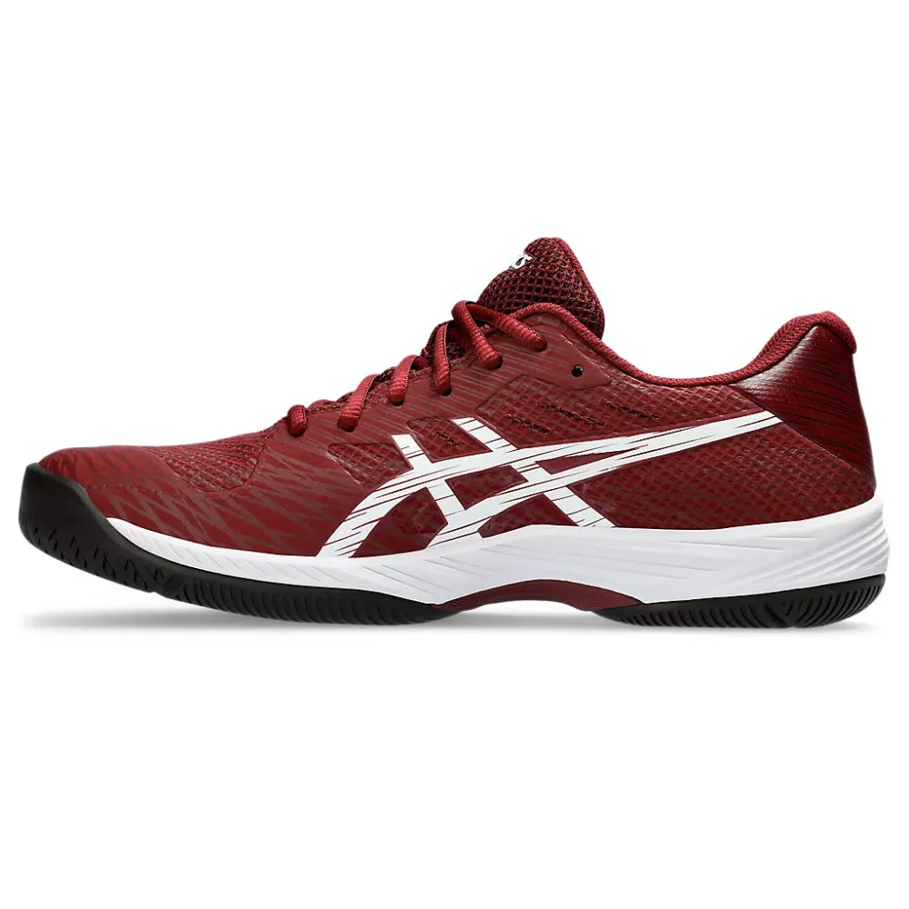 ASICS Men's Gel-Game 9 Tennis Shoe (Antique Red/White)