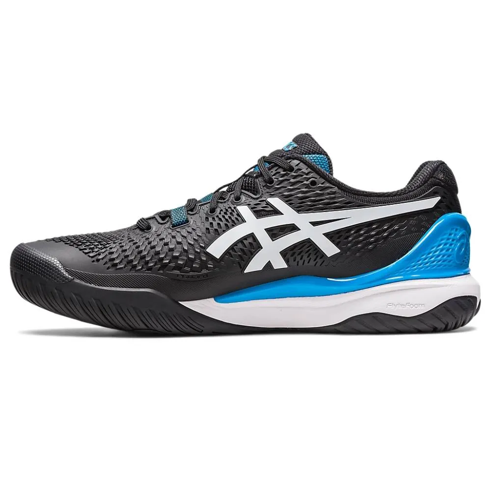 ASICS Men's Gel-Resolution 9 Tennis Shoe (Black/White)