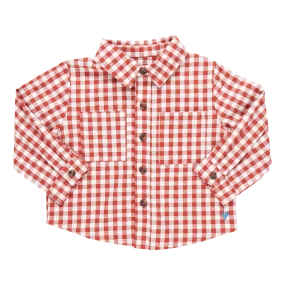 Baby Boys Jack Shirt - Pony Gingham