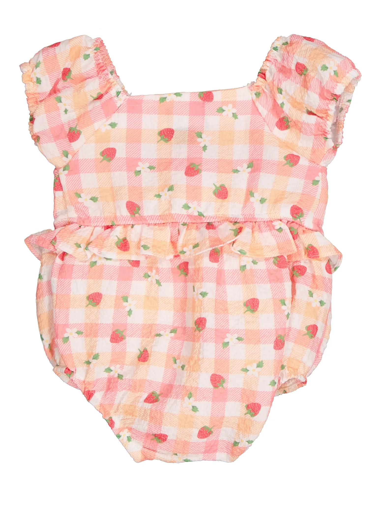 Baby Girls 0-9M Printed Ruffle Bodysuit and Headband