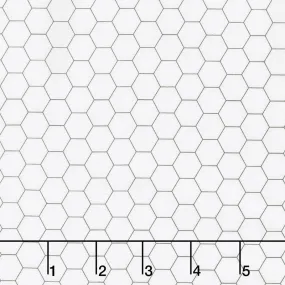 Bee Backgrounds - Honeycomb Gray Yardage