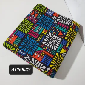 Black Ankara Fabric, ACS0027