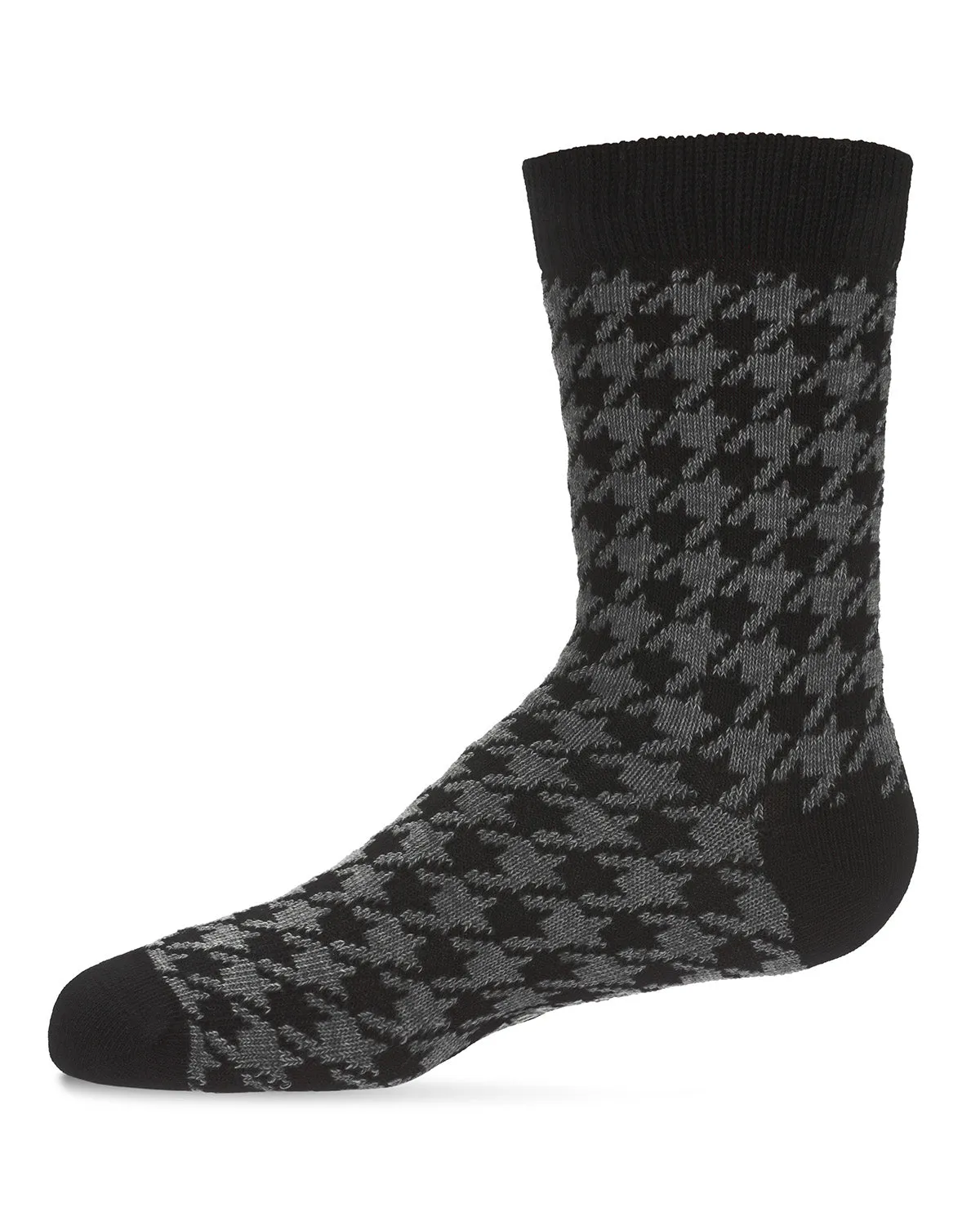 Boys' Houndstooth Crew Socks