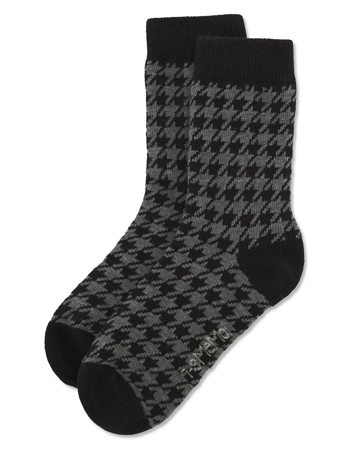 Boys' Houndstooth Crew Socks