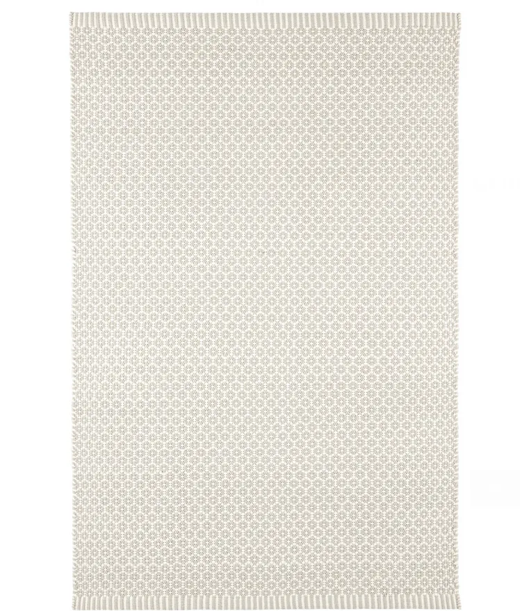 Dash & Albert Finn Platinum Handwoven Indoor/Outdoor Rug