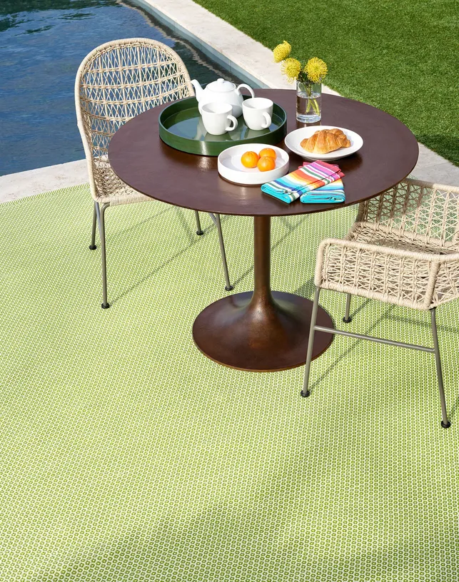 Dash & Albert Finn Sprout Handwoven Indoor/Outdoor Rug