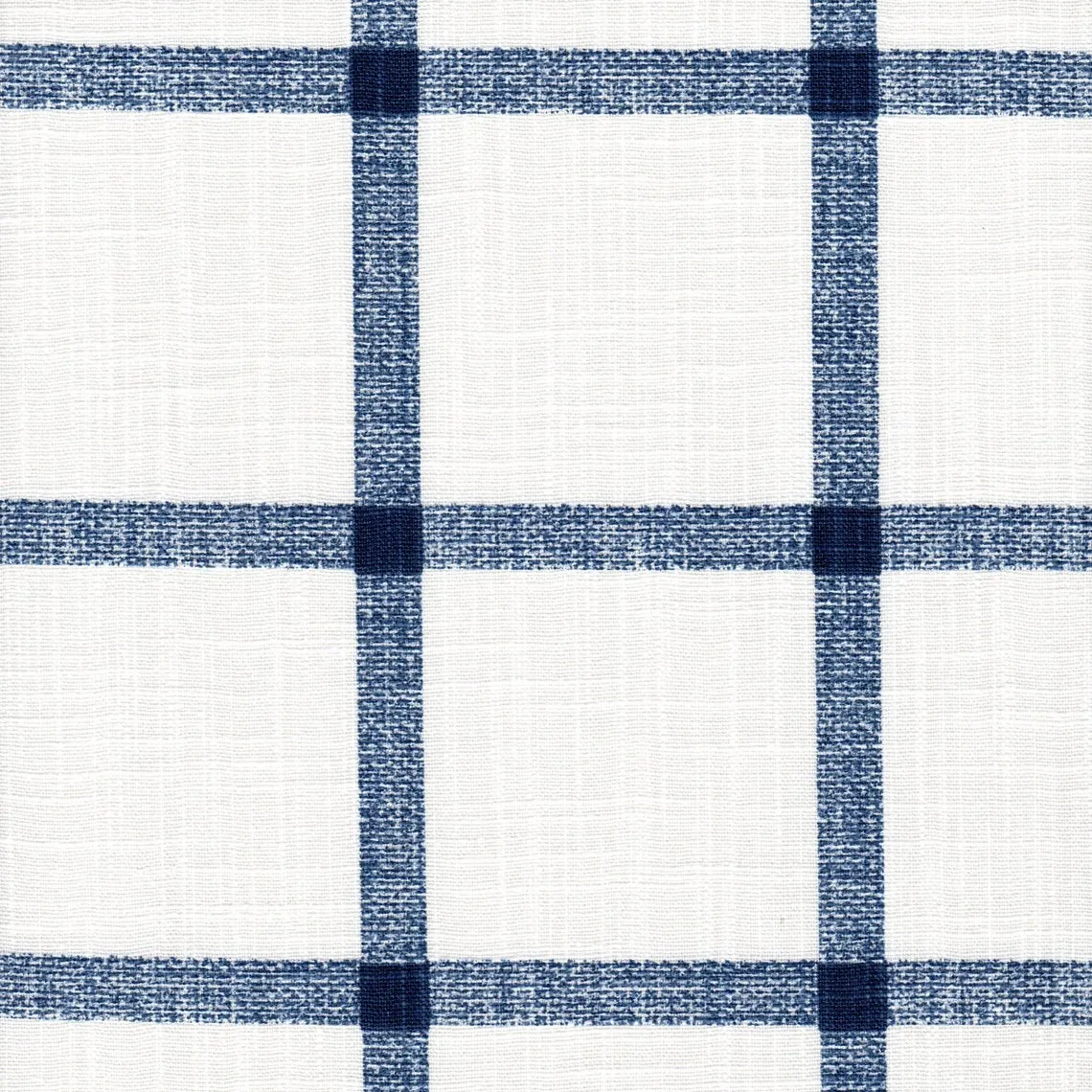 Decorative Pillows in Aaron Italian Denim Blue Windowpane Plaid