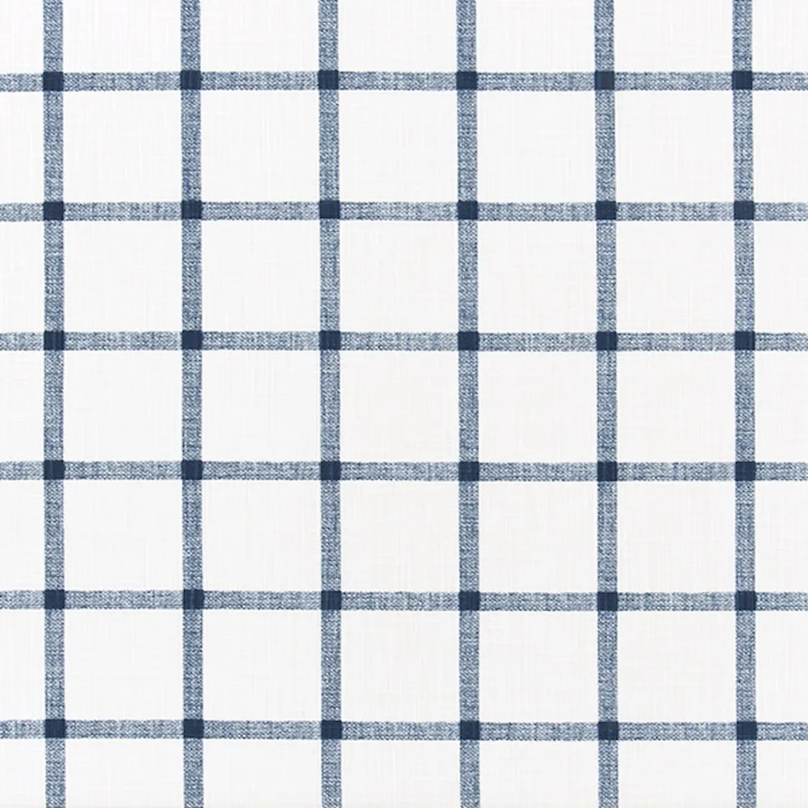 Decorative Pillows in Aaron Italian Denim Blue Windowpane Plaid