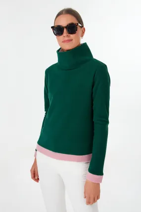 Exclusive Hunter Green Mauve Colorblock Park Slope