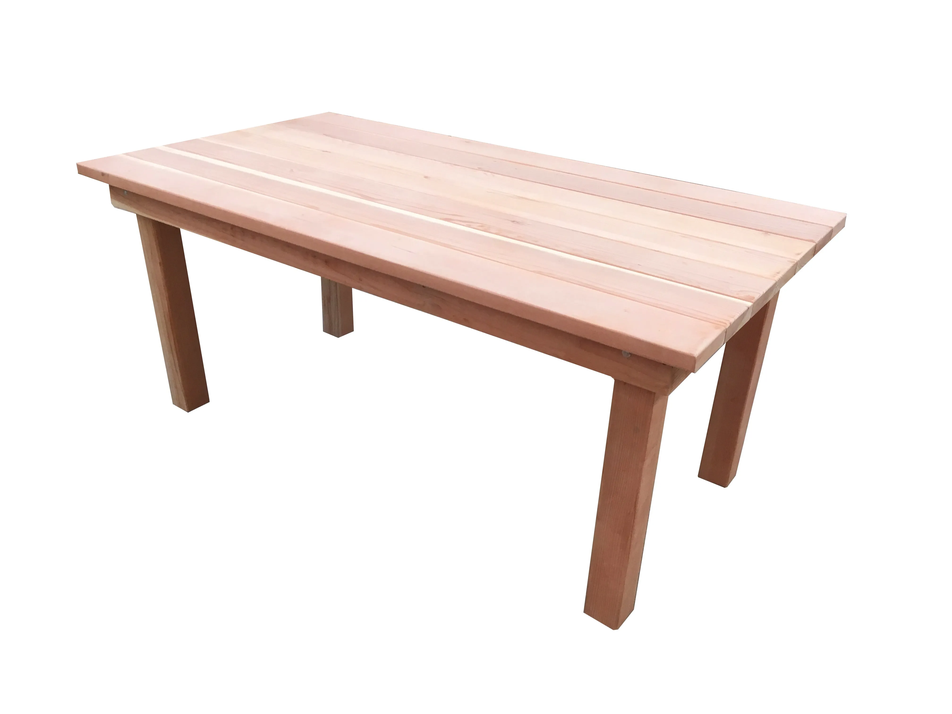 Farmhouse Redwood Dining Table