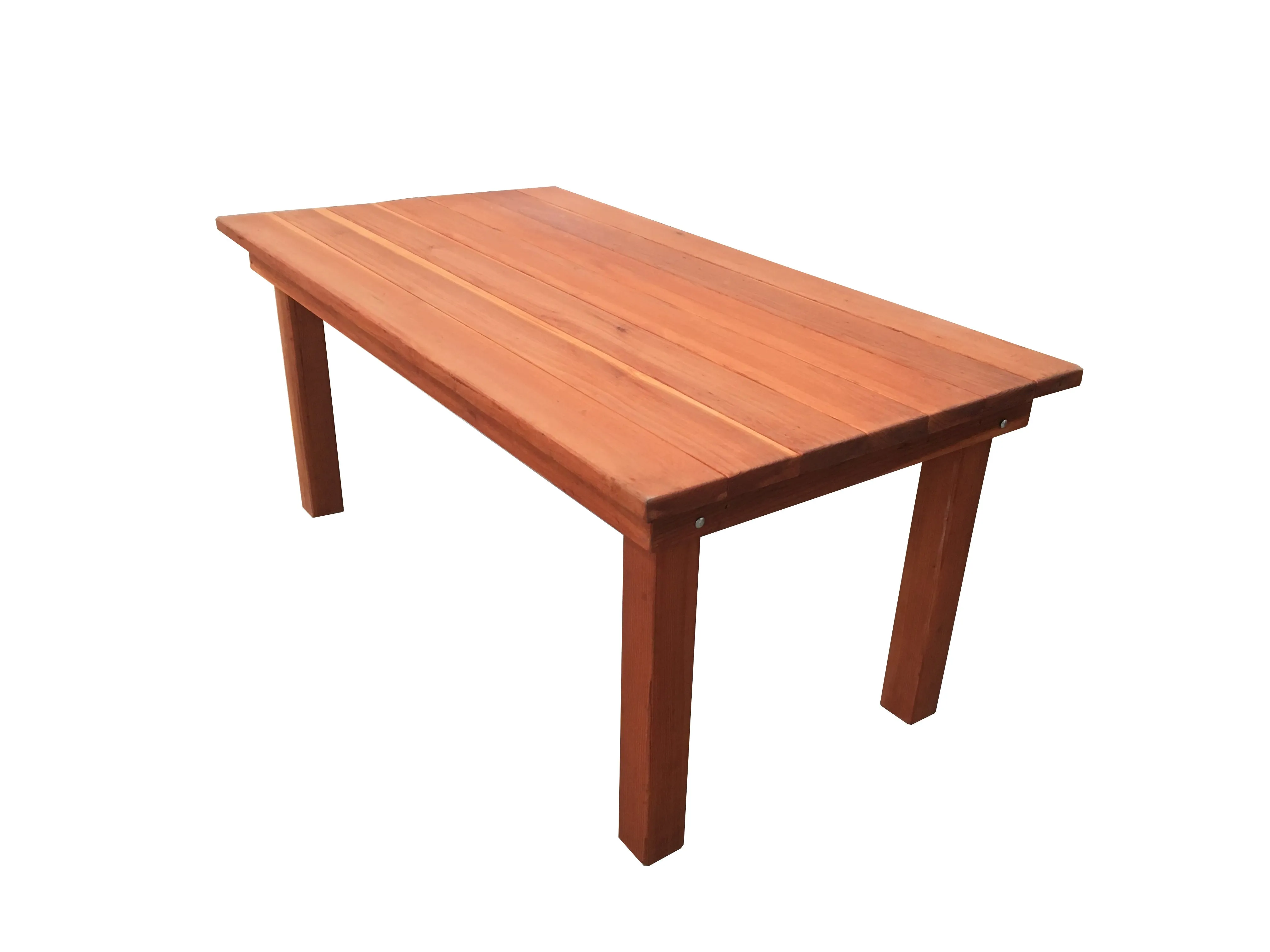 Farmhouse Redwood Dining Table