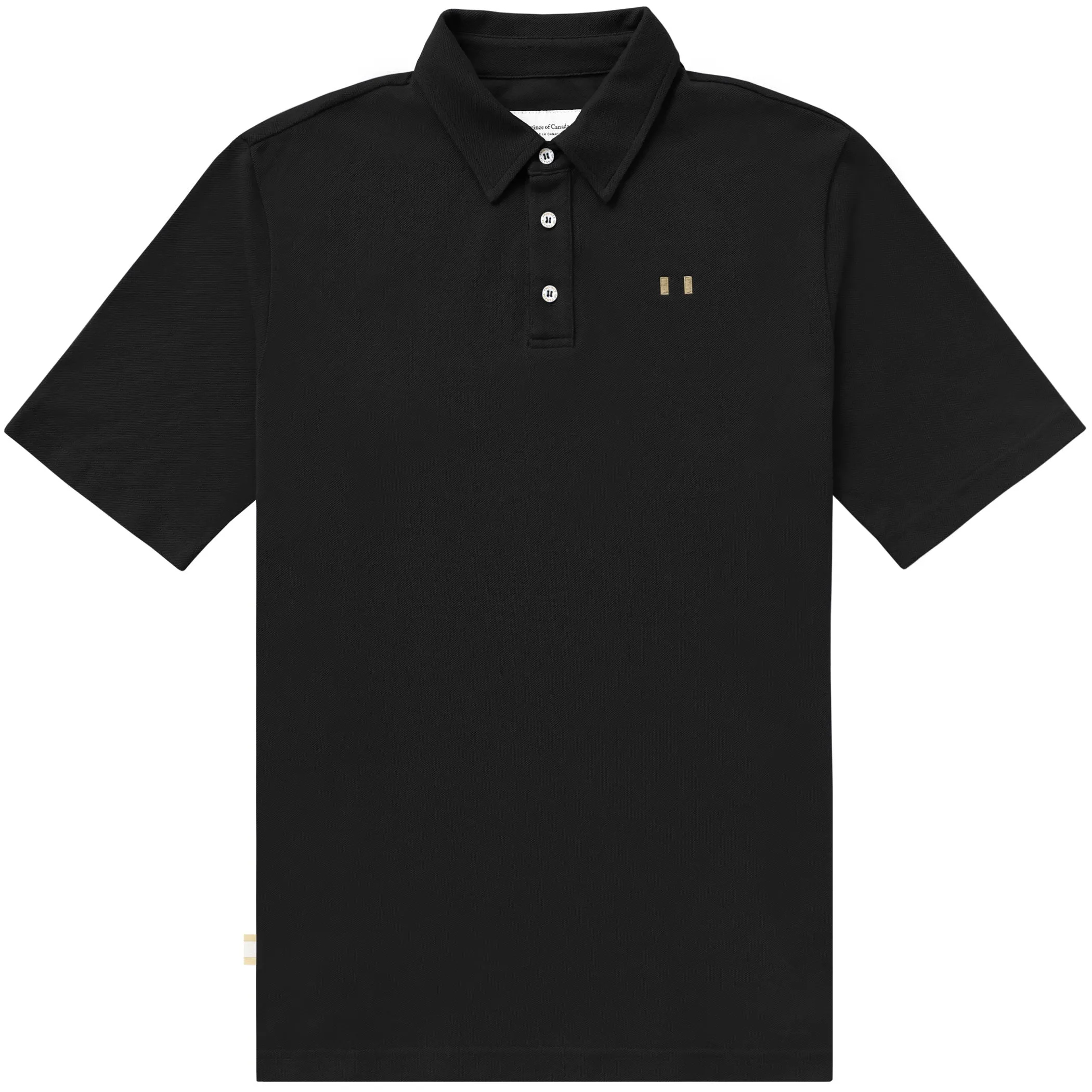 Flag Polo Shirt Black - Unisex