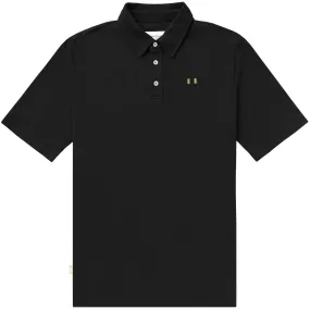 Flag Polo Shirt Black - Unisex