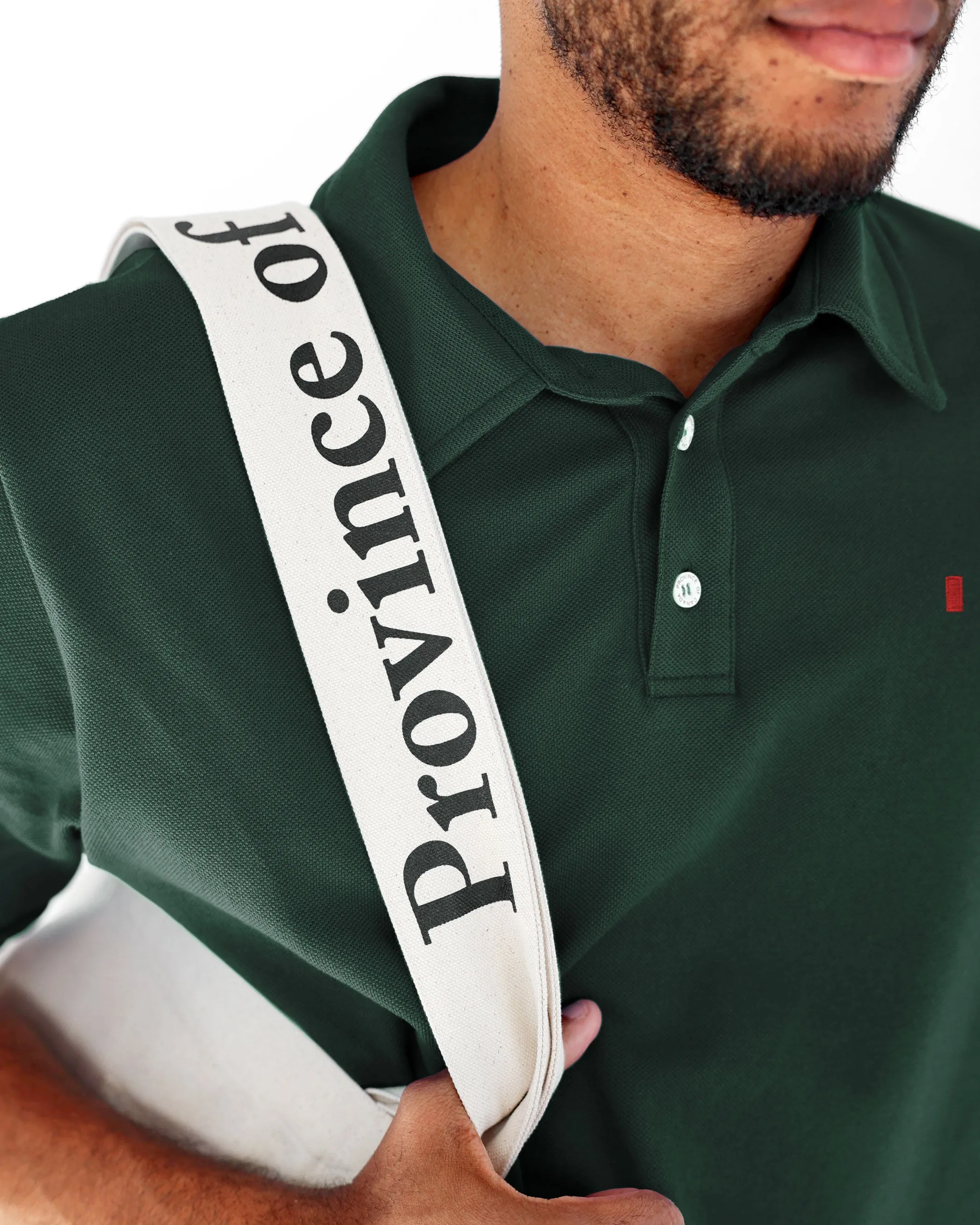 Flag Polo Shirt Evergreen - Unisex