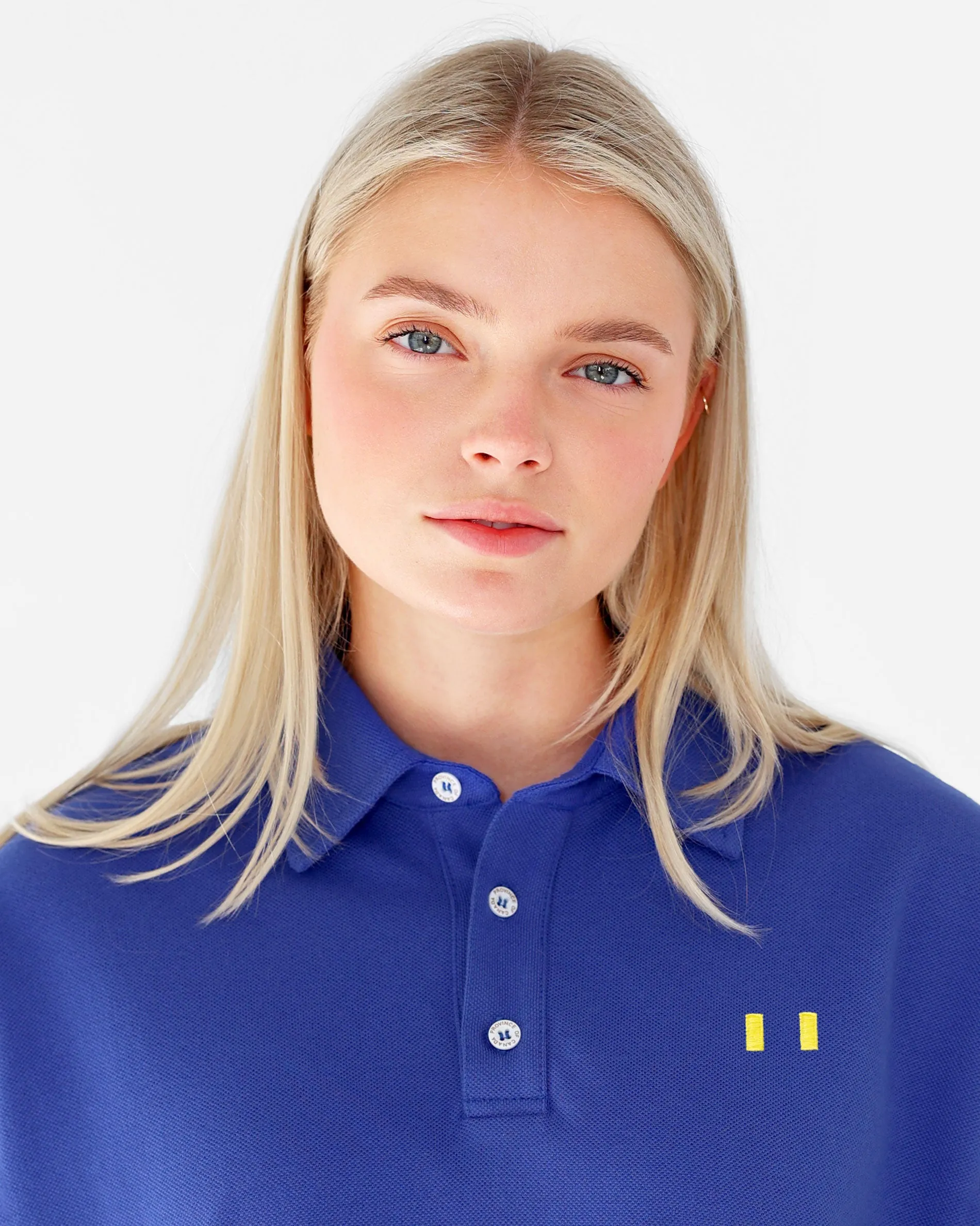 Flag Polo Shirt Royal - Unisex