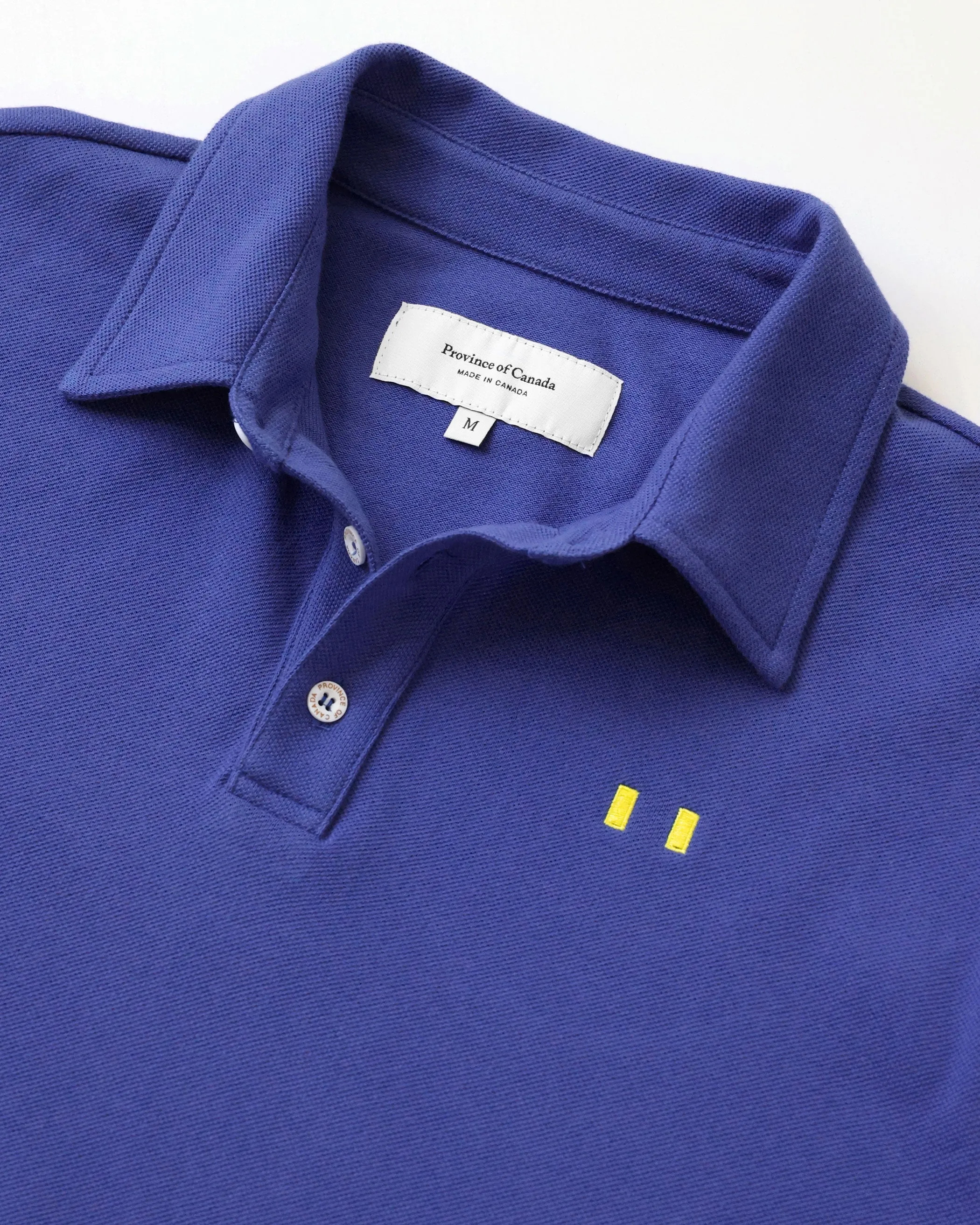 Flag Polo Shirt Royal - Unisex