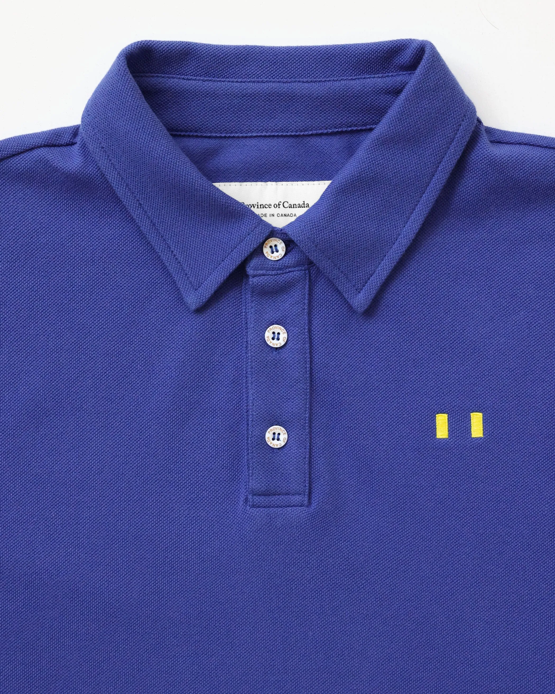 Flag Polo Shirt Royal - Unisex