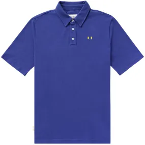 Flag Polo Shirt Royal - Unisex