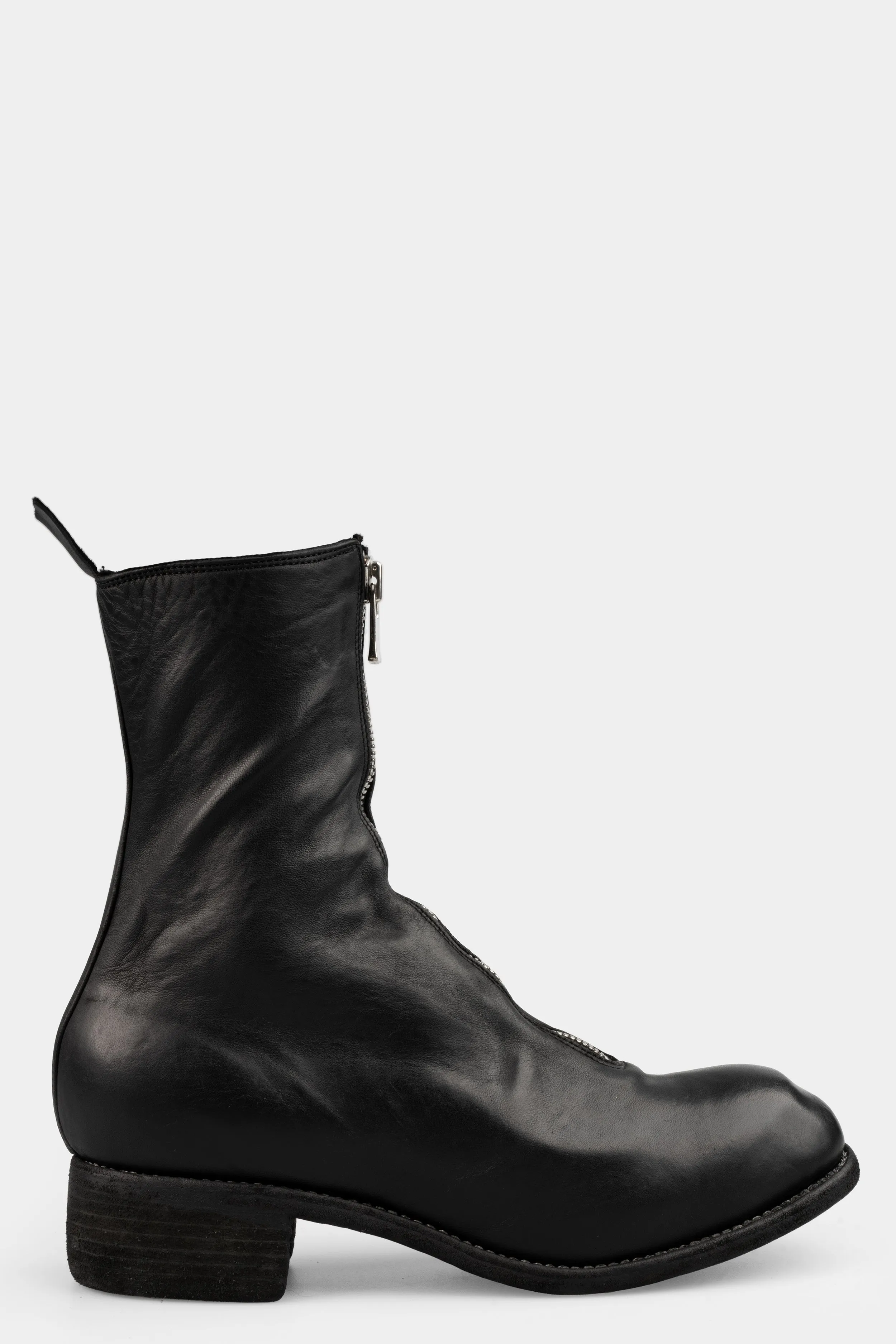 Front zip high top boots | PL2