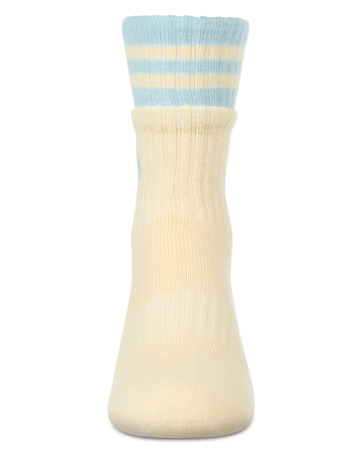 Girl's Sport Rib Heart Crew Socks