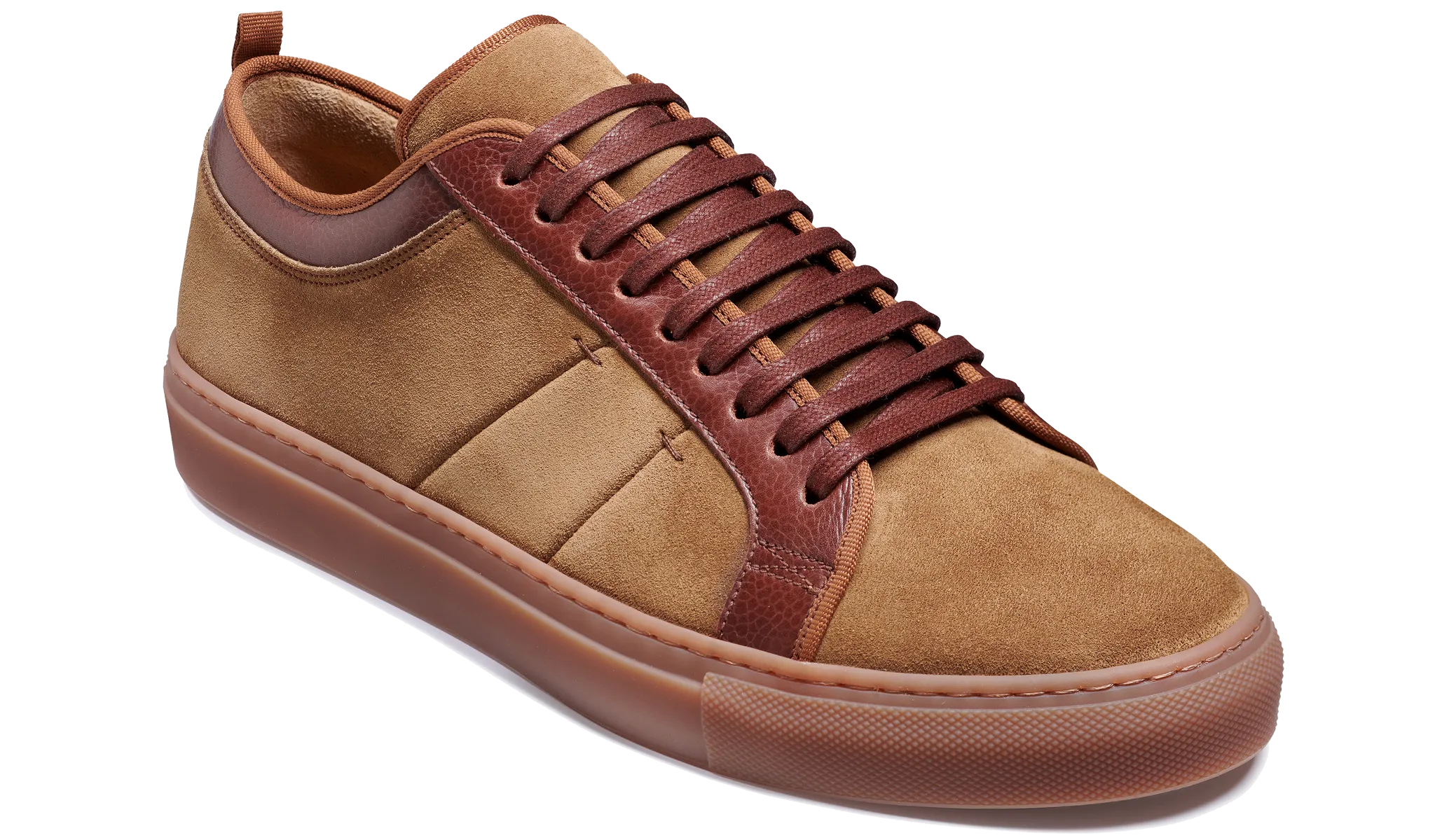 Greg - Tan Suede / Brown Grain