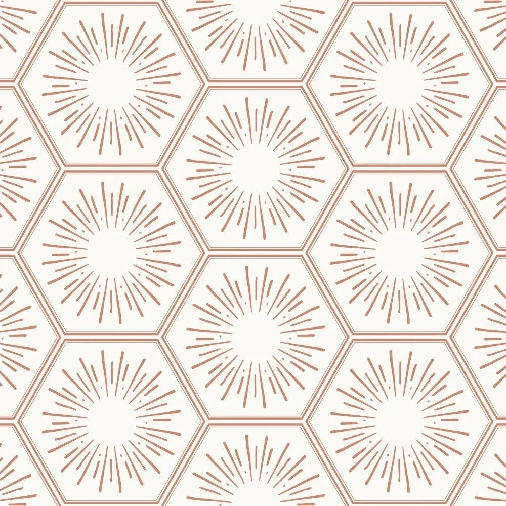 Hello Sunshine Autumn Bronze Peel and Stick Wallpaper