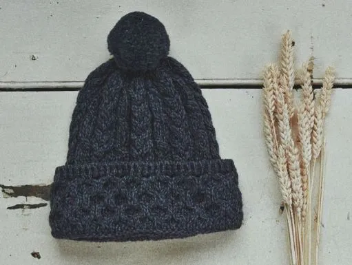 Honeycomb and Cable Hat