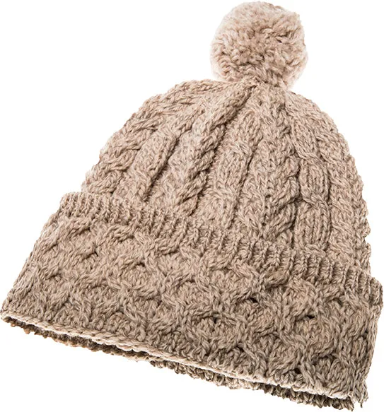 Honeycomb and Cable Hat