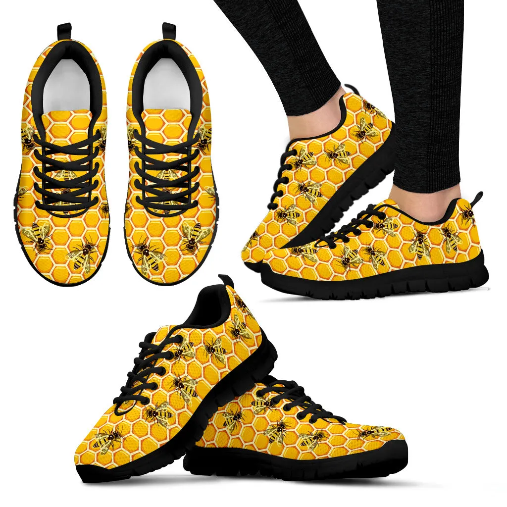 HONEYCOMB BEE SNEAKERS - FREE SHIPPING WORLDWIDE