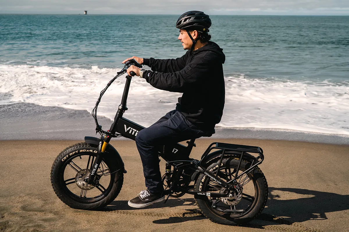 I7 Pro Folding Full Suspension Electric Bike