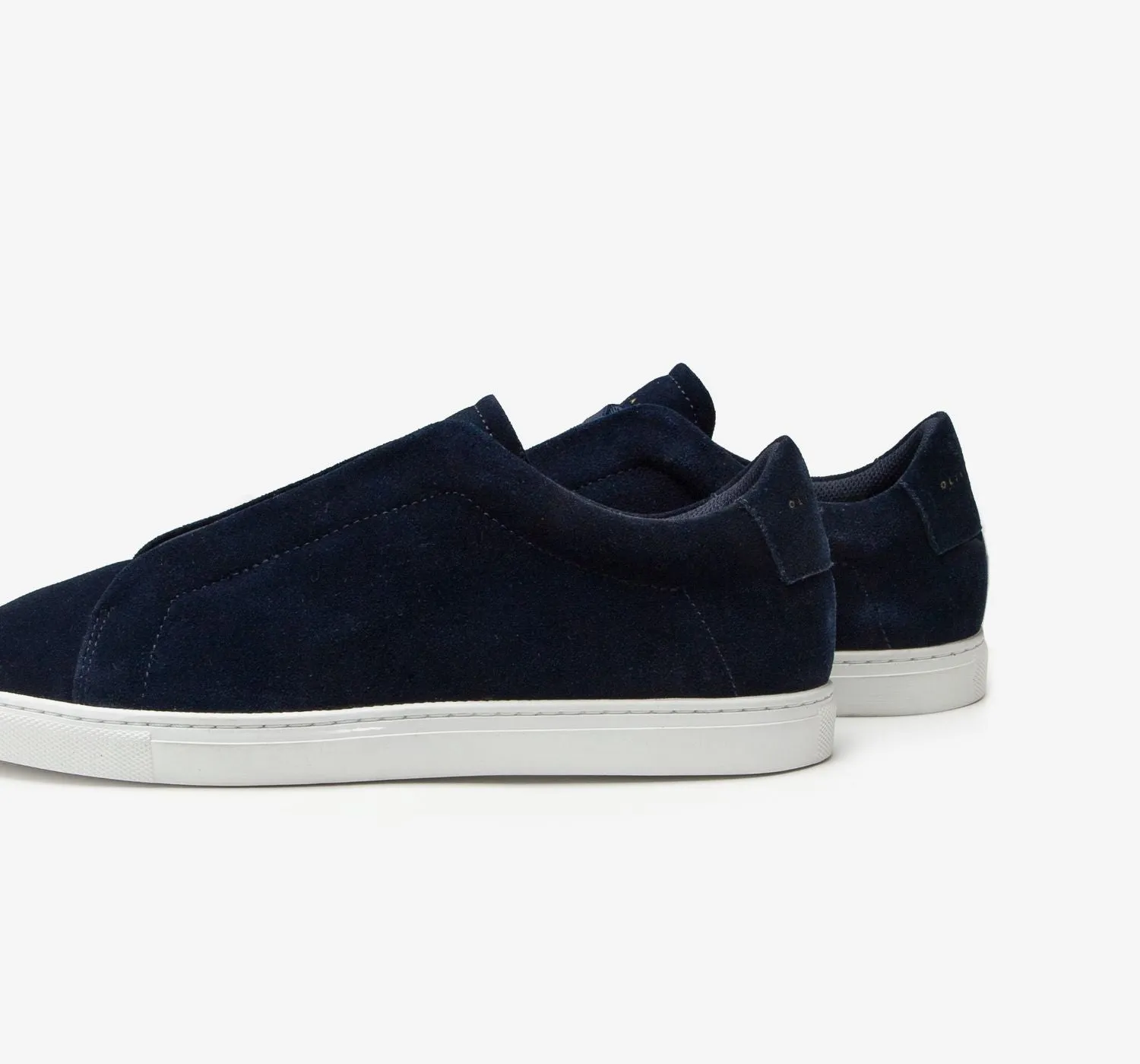 Low 1 Laceless | Navy Suede