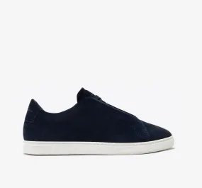 Low 1 Laceless | Navy Suede