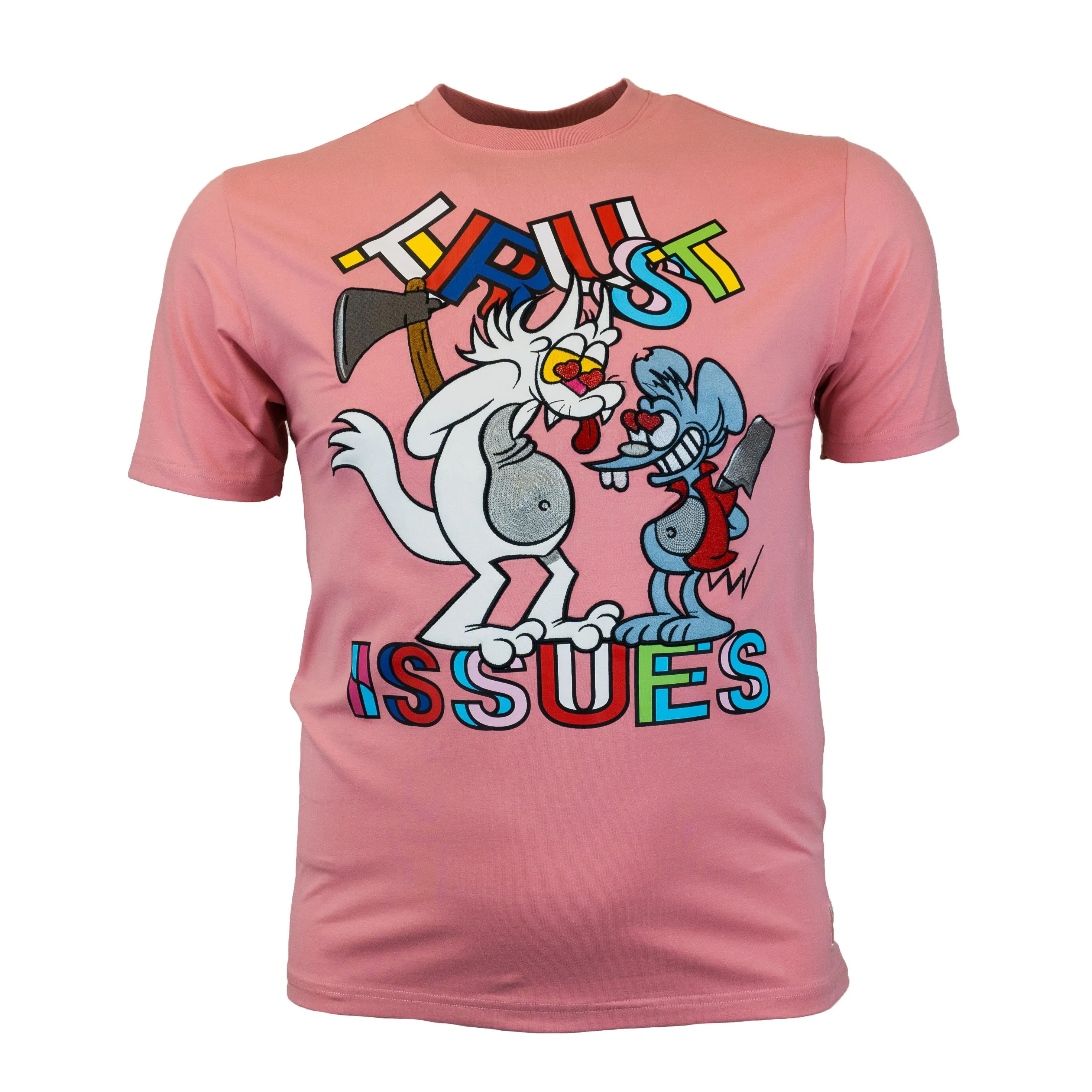 M269 Makobi Trust Issues Tee - Salmon