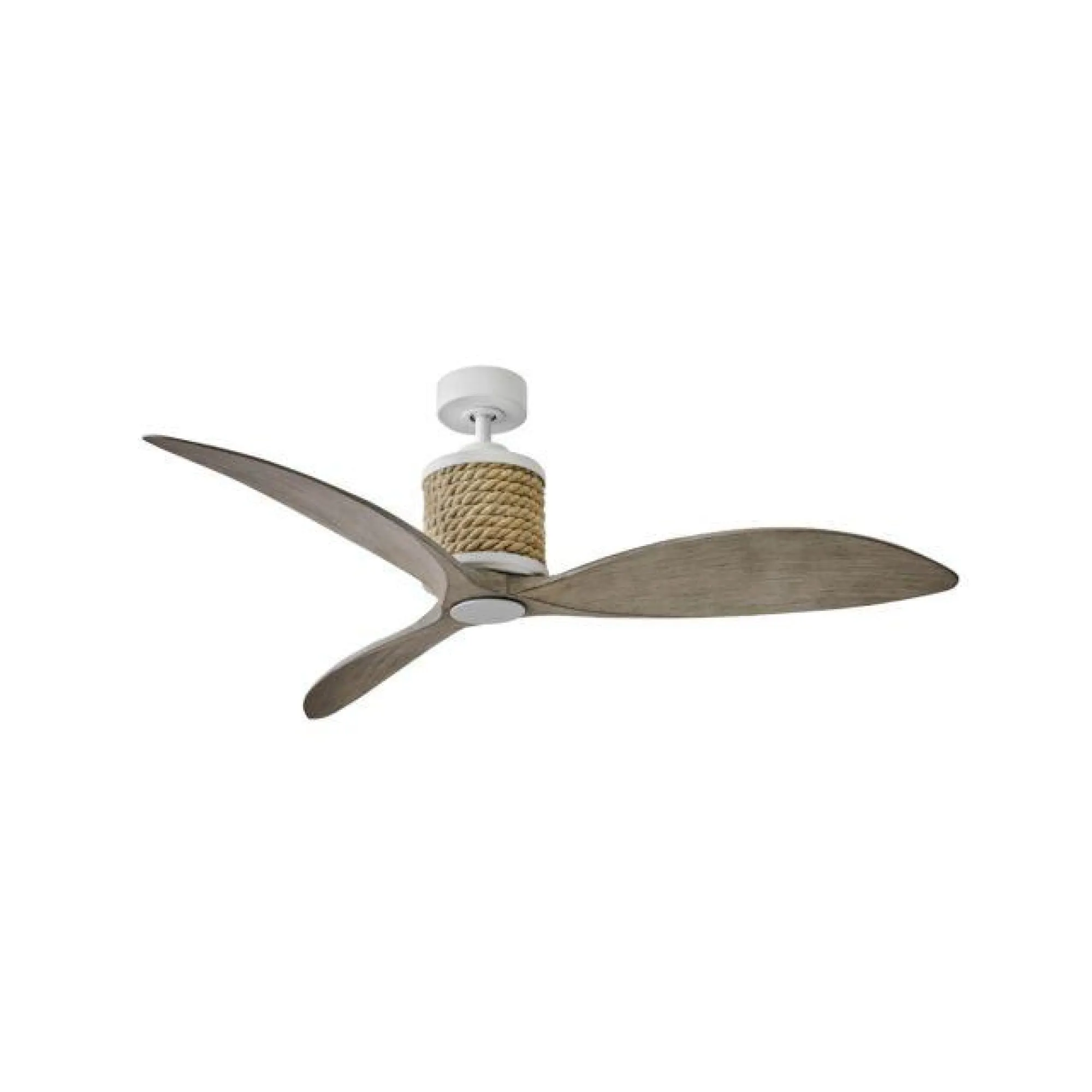 Marin 60" LED Fan - White/Weathered Wood