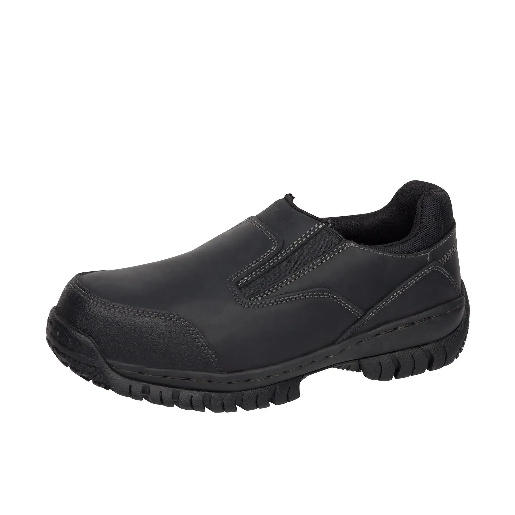 Men's Hartan Steel Toe Slip-on Work Shoe Black