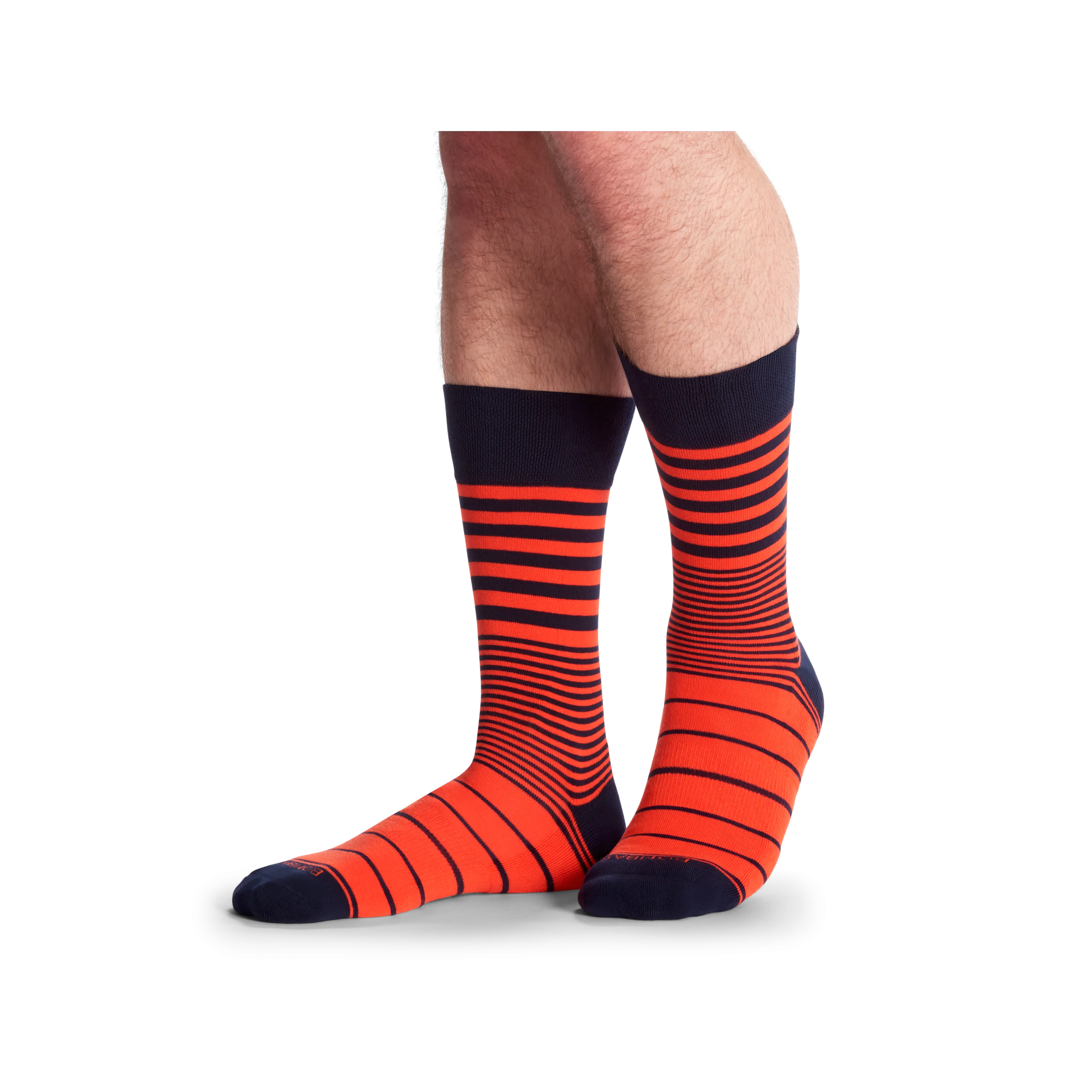 Men's Stripe Dress Calf Socks