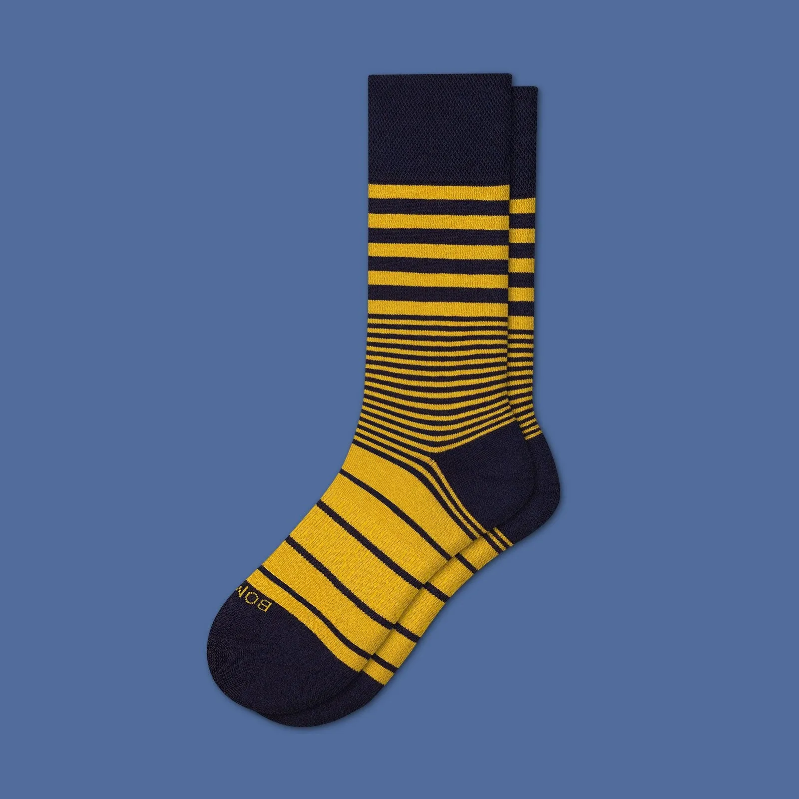 Men's Stripe Dress Calf Socks