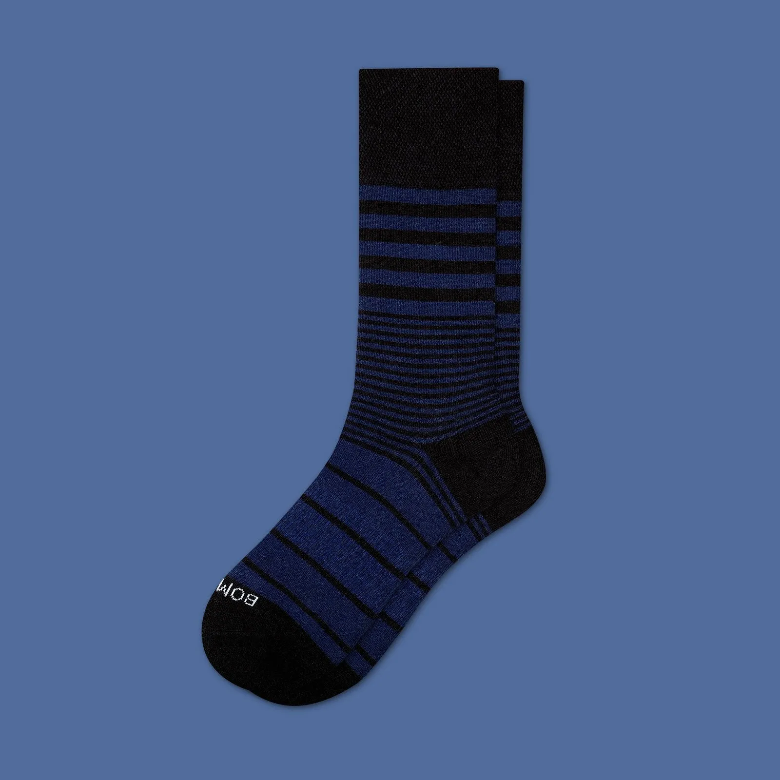 Men's Stripe Dress Calf Socks