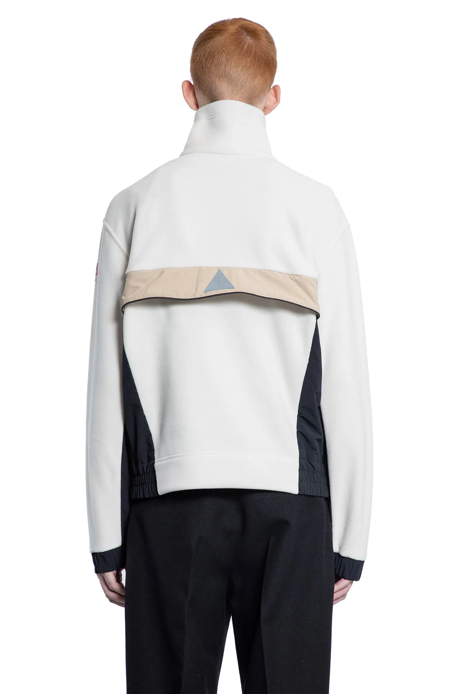 MONCLER GRENOBLE MAN OFF-WHITE SWEATSHIRTS