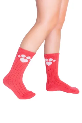 PJ Salvage PAWSITIVE VIBES Socks RZFX3-BURNT-RED