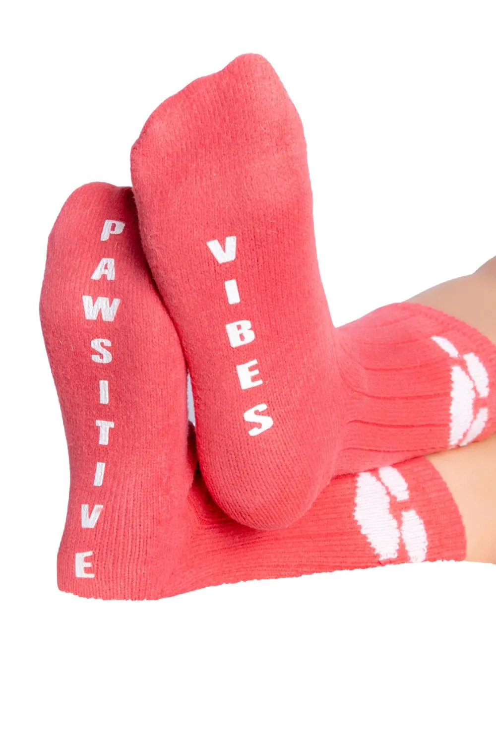 PJ Salvage PAWSITIVE VIBES Socks RZFX3-BURNT-RED