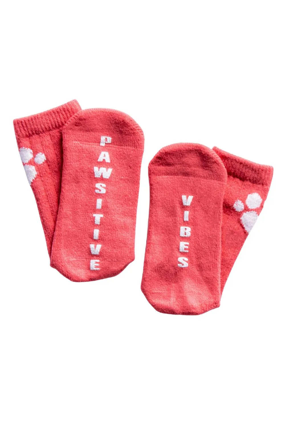 PJ Salvage PAWSITIVE VIBES Socks RZFX3-BURNT-RED